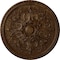 Ekena Millwork Bradford Ceiling Medallion (Fits Canopies up to 6 5/8"), 32 5/8"OD x 2"P, Root Beer Crackle CM32BRRBC - alternate 1